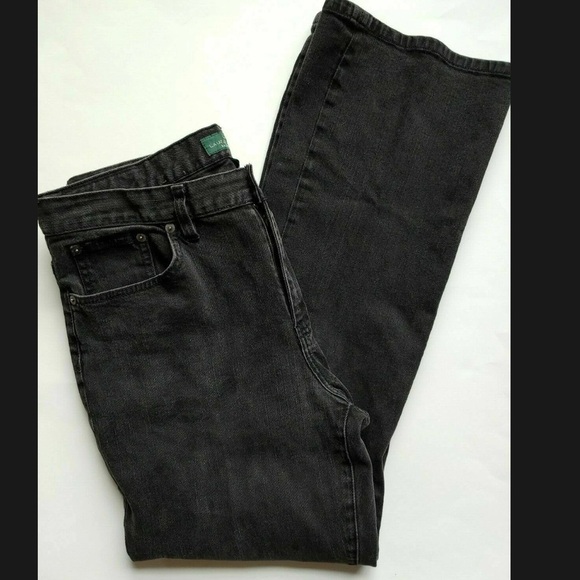 LRL Jeans Womens Black Manhattan Bootcut Denim Stretch Size - Picture 1 of 11
